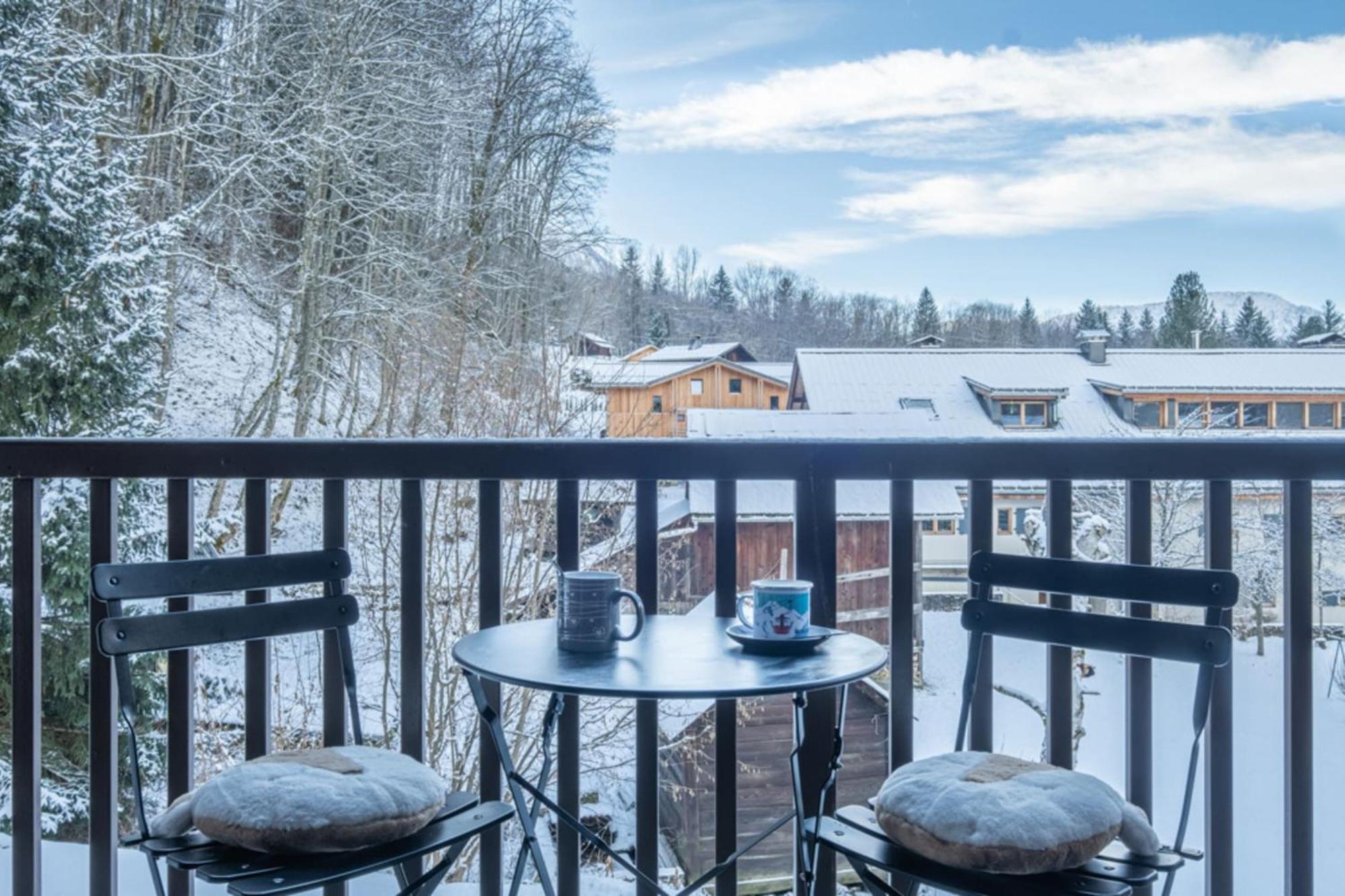 Apt With Nice View Near The Center Of Chamonix Buitenkant foto