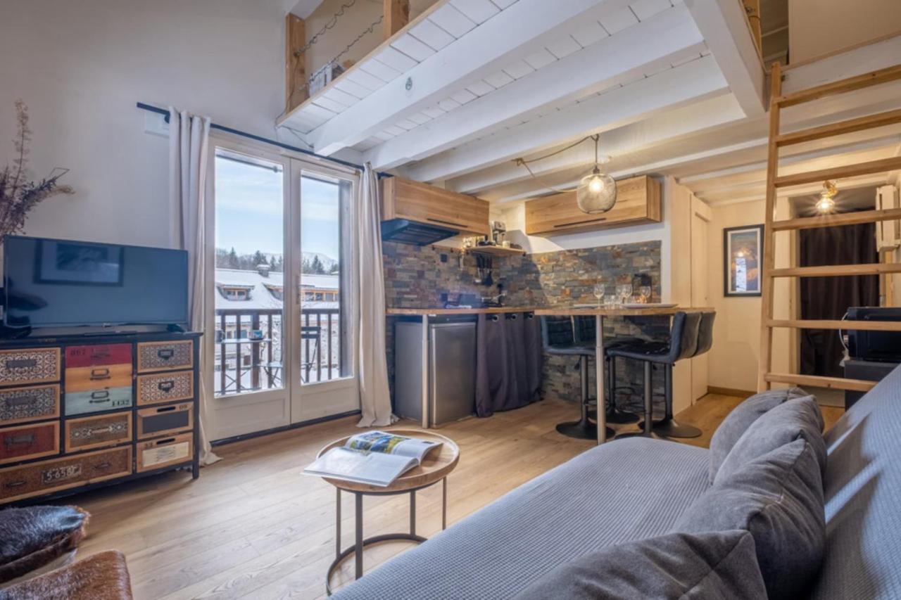 Apt With Nice View Near The Center Of Chamonix Buitenkant foto